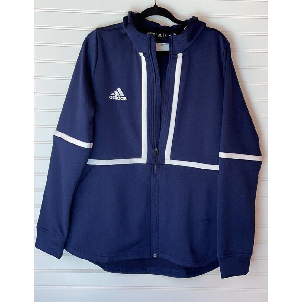 NWT Adidas Women Navy Blue Long Sleeve Under The Lights Full Zip Jacket Size XLT - Picture 7 of 7